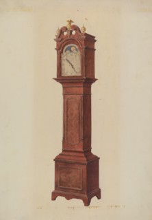Grandfather's Clock, c. 1942. Creator: Ralph Morton.