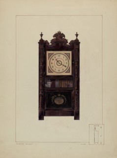 Clock, 1935/1942. Creator: Ralph Morton.