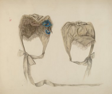 Bonnet, c. 1941. Creator: Stella Mosher.