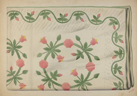 Quilt, 1937. Creator: Charles Moss.