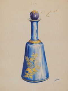 Bottle, c. 1936. Creator: Charles Moss.