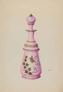 Toilet Bottle, c. 1937. Creator: Charles Moss.