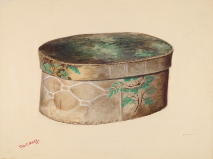 Small Hat Box, 1938. Creator: Charles Moss.