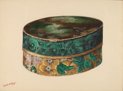 Hat Box, 1938. Creator: Charles Moss.