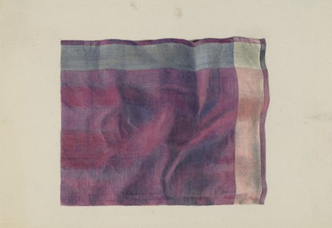 Shaker Silk Kerchief, 1936. Creator: Elizabeth Moutal.
