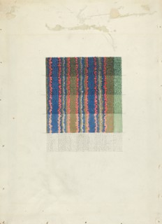 Shaker Rug Material, c. 1936. Creator: Elizabeth Moutal.