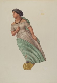 Figurehead, c. 1937. Creator: Elizabeth Moutal.