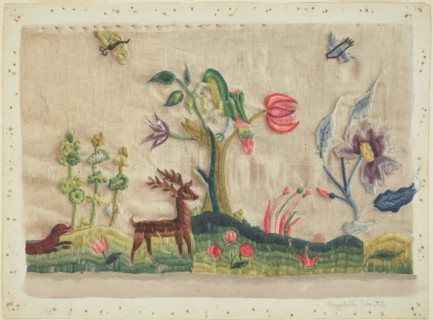 Embroidery, c. 1936. Creator: Elizabeth Moutal.