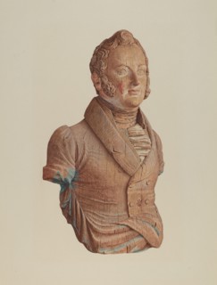 Figurehead, c. 1938. Creator: Elizabeth Moutal.