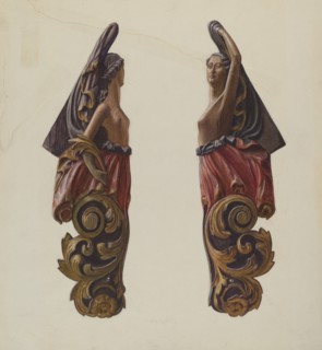 Figurehead, 1935/1942. Creator: Elizabeth Moutal.