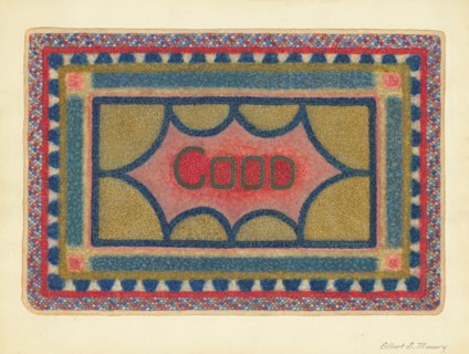 Shaker Rug, c. 1937. Creator: Elbert S. Mowery.