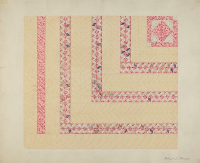 Patchwork or Pieced Quilt, c. 1937. Creator: Elbert S. Mowery.