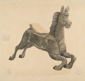 Carousel Horse, c. 1938. Creator: Henry Murphy.