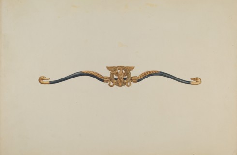 Window Cornice, 1935/1942. Creator: Henry Murphy.