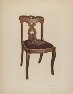 Side Chair, 1941. Creator: Lelah Nelson.