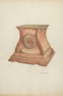 Stand for Baptismal Font, 1935/1942. Creator: Raymond E. Noble.