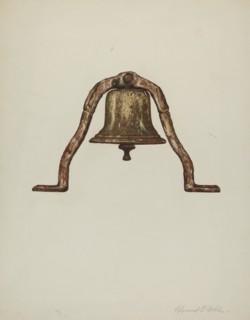 Ship's Bell, 1939. Creator: Raymond E. Noble.