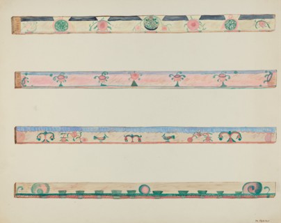 Vigas, c. 1937. Creator: Marjery Parish.