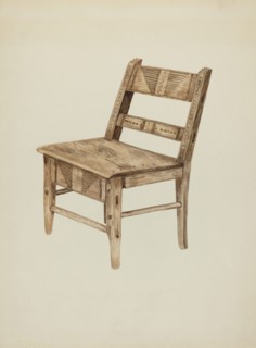 Chair, c. 1938. Creator: Marjery Parish.