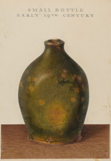 Bottle, c. 1939. Creator: Alfred Parys.