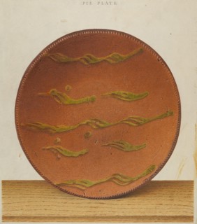 Pie Plate, c. 1939. Creator: Alfred Parys.