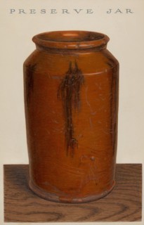 Preserve Jar, c. 1939. Creator: Alfred Parys.