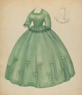 Dress, c. 1938. Creator: Jean Peszel.