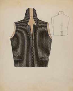 Waistcoat, c. 1937. Creator: Jean Peszel.