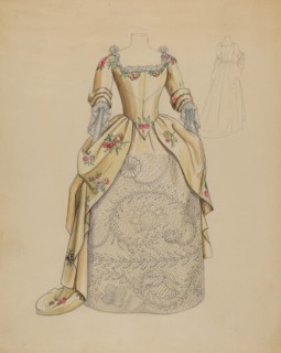 Wedding Dress, c. 1936. Creator: Jean Peszel.