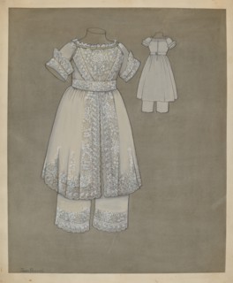 Child's Dress, c. 1938. Creator: Jean Peszel.