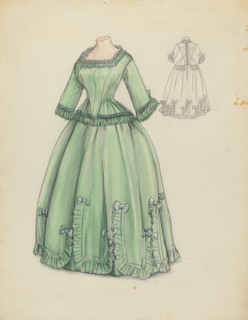 Dress, c. 1939. Creator: Jean Peszel.