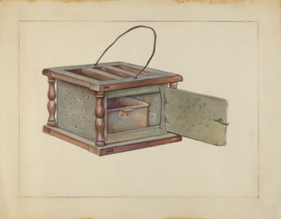 Foot Warmer, 1935/1942. Creator: Lawrence Phillips.