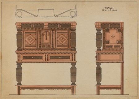 Court Chest, 1935/1942. Creator: Lawrence Phillips.