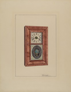 Clock, 1936. Creator: Lawrence Phillips.