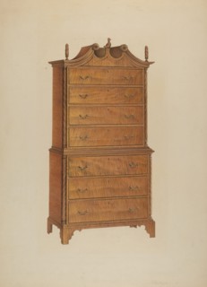 Chest-on-Chest, c. 1939. Creator: Lawrence Phillips.