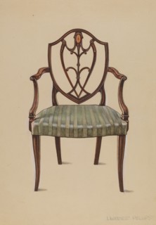 Armchair, c. 1936. Creator: Lawrence Phillips.