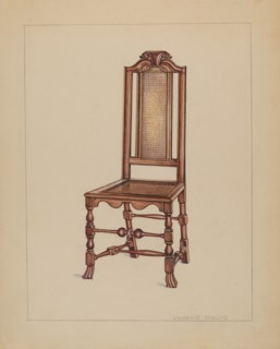 Side Chair, c. 1936. Creator: Lawrence Phillips.