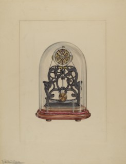 Clock, 1937. Creator: Lawrence Phillips.