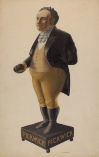 Cigar Store Figure, c. 1938. Creator: Louis Plogsted.