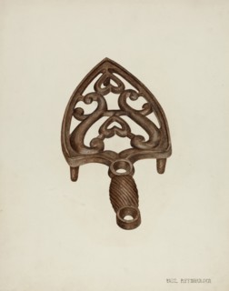 Trivet, c. 1942. Creator: Paul Poffinbarger.