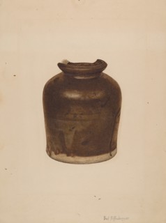 Fruit Jar, c. 1939. Creator: Paul Poffinbarger.
