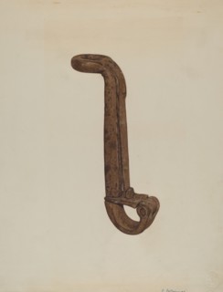 Bucket Hooks, c. 1938. Creator: Paul Poffinbarger.