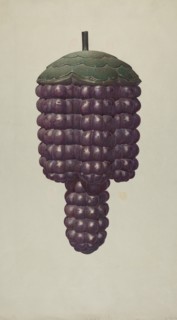 Shop Sign - Grapes, c. 1938. Creator: Robert Pohle.