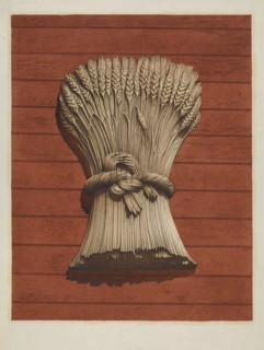 Sheaf of Wheat Shop Sign, 1935/1942. Creator: Robert Pohle.