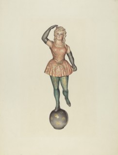 Carousel Calliope Figure, c. 1939. Creator: Robert Pohle.