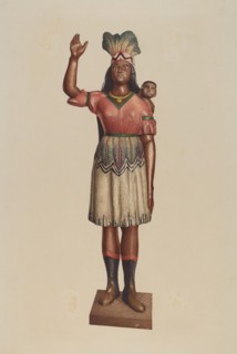 Cigar Store Indian, 1935/1942. Creator: Robert Pohle.