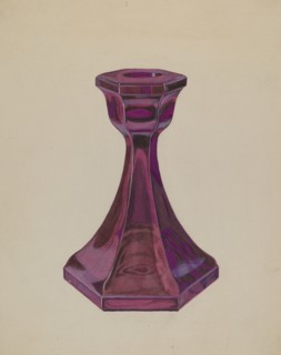 Candlestick, c. 1937. Creator: Dorothy Posten.