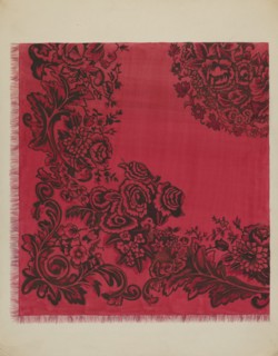 Table Cover, c. 1937. Creator: Dorothy Posten.