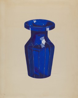 Cobalt Vase, c. 1936. Creator: Dorothy Posten.
