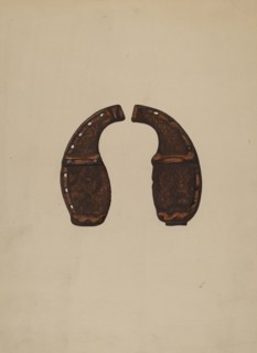 Ox Shoes, c. 1936. Creator: Walter Praefke.